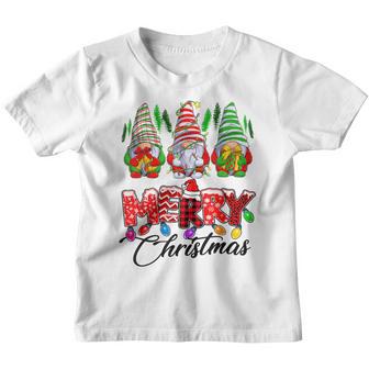 Merry Christmas Gnomes Xmas Matching Family Gnome Boys Girls V8 Youth T-shirt - Thegiftio UK