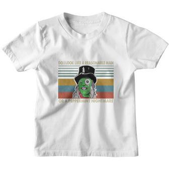 Mighty Boosh Do I Look Like A Reasonable Man Or A Peppermint Youth T-shirt - Thegiftio UK