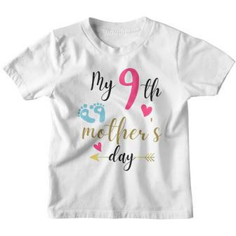 My Ninth Mothers Day V2 Youth T-shirt - Monsterry UK