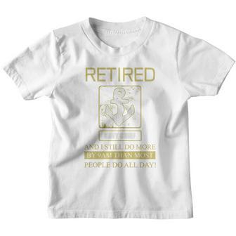 Navy Chief Retired I Still Do Youth T-shirt - Thegiftio UK