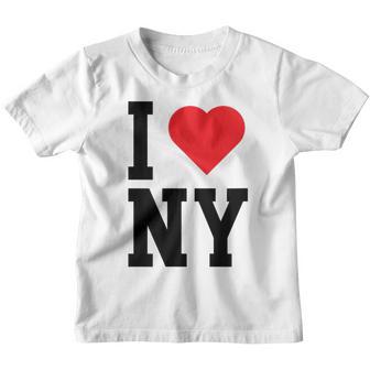 New York - Ny - Throwback Design - Classic Heart Youth T-shirt - Thegiftio UK