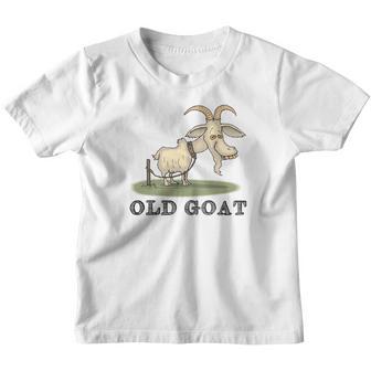 Old Goat Grandpa Old Man Dad Grand Father Youth T-shirt - Thegiftio UK