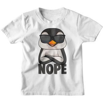 Penguin Nope Kids Girl Boys Women Youth T-shirt - Thegiftio UK
