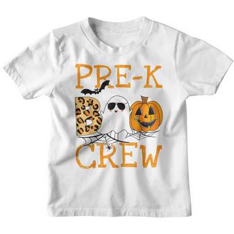 Pre-K Boo Crew Vintage Halloween Costumes For Pre-K Teachers Youth T-shirt - Thegiftio UK