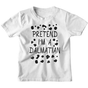 Pretend Im A Dalmatian Costume Halloween Diy Costume Gifts Youth T-shirt - Thegiftio UK