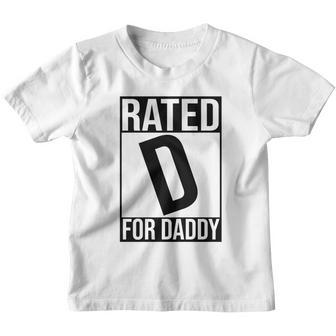 Rated D For Daddy Funny Gift For Dad V2 Youth T-shirt - Monsterry AU