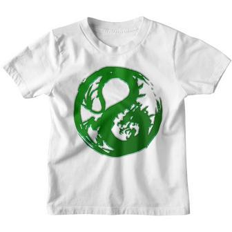 Samurai Legend Dragon Mon Green Youth T-shirt - Monsterry DE
