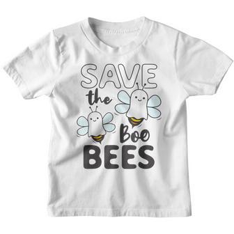 Save The Boo Bees Breast Cancer Awareness Halloween Youth T-shirt - Thegiftio UK