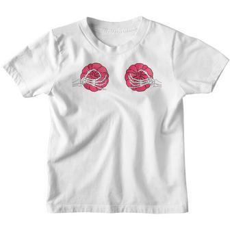 Save The Boo Bees Funny Breast Cancer Awareness Halloween Youth T-shirt - Thegiftio UK