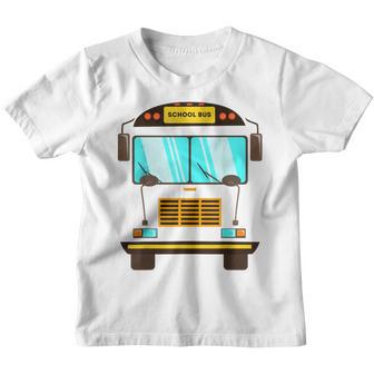 School Bus Costume Funny Yellow School Bus Driver V2 Youth T-shirt - Thegiftio UK