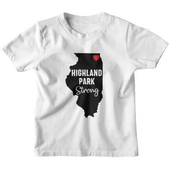 Strong Chicago Highland Park Strong Pray For Chicago Youth T-shirt - Thegiftio UK