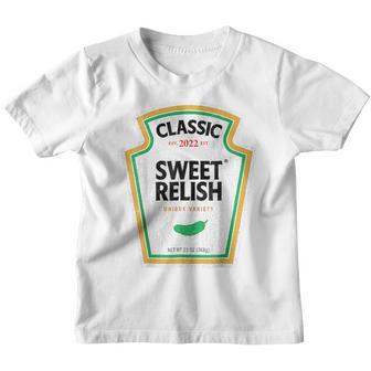 Sweet Relish Diy Halloween Costume Condiment Green Pickle V11 Youth T-shirt - Thegiftio UK