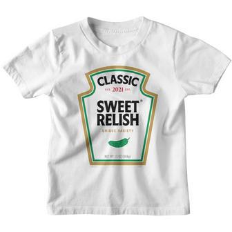 Sweet Relish Diy Halloween Costume Condiment Green Pickle V13 Youth T-shirt - Thegiftio UK