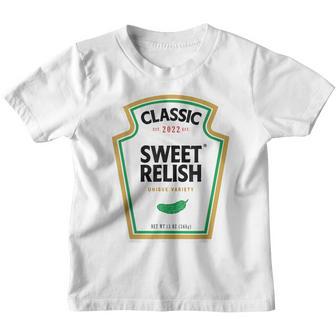 Sweet Relish Diy Halloween Costume Condiment Green Pickle V14 Youth T-shirt - Thegiftio UK