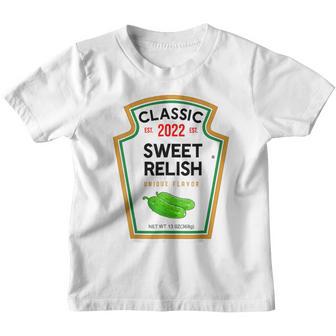 Sweet Relish Diy Halloween Costume Condiment Green Pickle V4 Youth T-shirt - Thegiftio UK