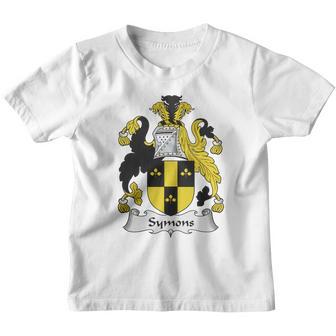 Symons Family Crest British Family Crests Youth T-shirt - Thegiftio UK