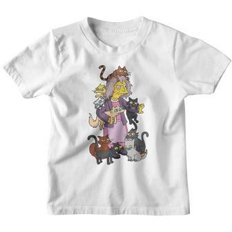 The Simpson Crazy Cat Lady Shirts Funny Cats Lady Christmas Sweatshirts For Christmas Xmas Youth T-shirt - Thegiftio UK