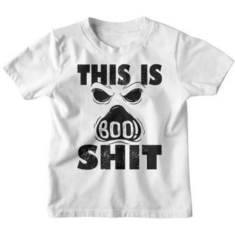 This Is Boo Shit Halloween Sarcastic Youth T-shirt - Thegiftio UK