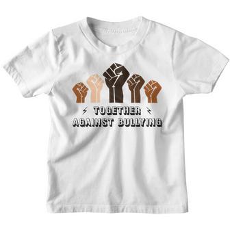 Together Against Bullying Kids Men Women Unity Day 2022 Youth T-shirt - Thegiftio UK