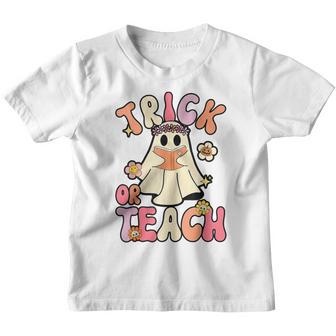 Trick Or Teach Funny Teacher Happy Halloween Costume Gifts Youth T-shirt - Thegiftio UK