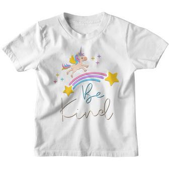 Unity Day Orange For Kids Toddlers Be Kind Unicorn Rainbow Youth T-shirt - Thegiftio UK