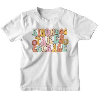 Unity Day Orange Kids Kindness Groovy Anti-Bullying Youth T-shirt - Thegiftio UK