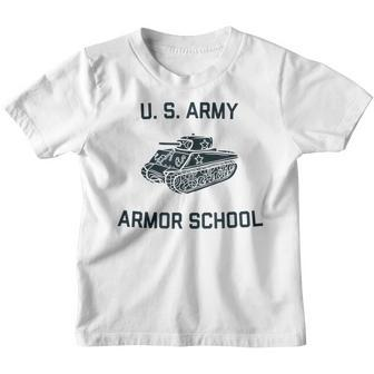 Us Army Armor School Sherman Tank Ww2 Vintage Pt | Fort Knox Youth T-shirt - Seseable