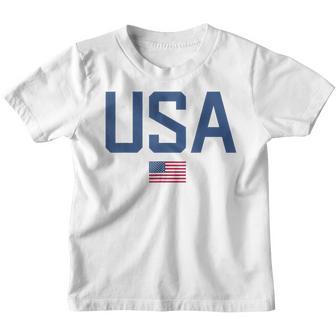 Usa T Women Men Kids Patriotic American Flag July 4Th V5 Youth T-shirt - Thegiftio UK