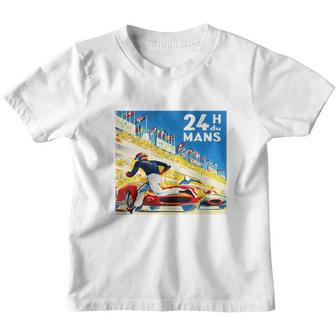Vintage - 24 Hours Of Le Mans 24 H Du Mons Youth T-shirt - Thegiftio UK