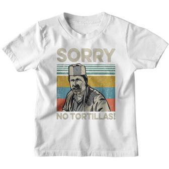 Vintage Blood In Blood Sorry No Tortillas Shirt Youth T-shirt - Thegiftio UK