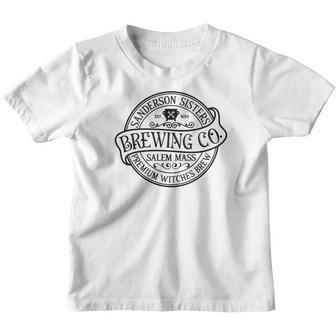 Vintage Halloween Sign Sanderson Sister Brewing Co Men Women T-Shirt Graphic Print Casual Unisex Tee Youth T-shirt - Thegiftio UK