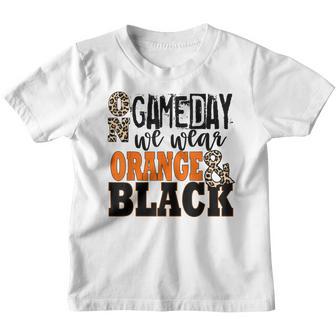 We Wear Orange And Black School Spirit Youth T-shirt - Thegiftio UK