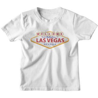Welcome To Fabulous Las Vegas Sign Youth T-shirt - Monsterry UK