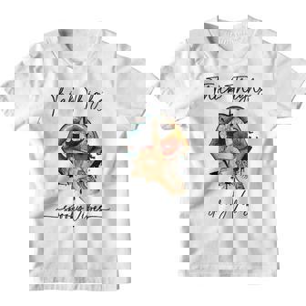 Witch Vampire Womens Halloween Thick Thighs Spooky Vibes Youth T-shirt - Thegiftio UK