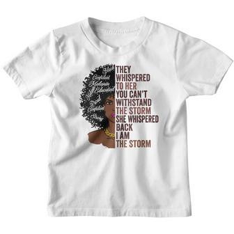 Womens Black Women They Whispered To Her Black Women History Gift Youth T-shirt - Thegiftio UK