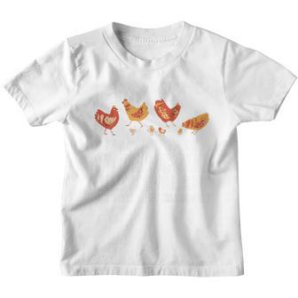 Womens Cool Chicken Women Girls Funny Chicken Farmer V9 Youth T-shirt - Thegiftio UK