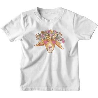 Womens Cool Goats For Women Girls Funny Goat Farmer Farm V7 Youth T-shirt - Thegiftio UK