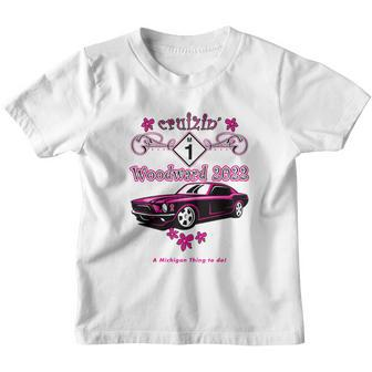 Woodward Cruise 2022 Motif Design Youth T-shirt - Monsterry AU