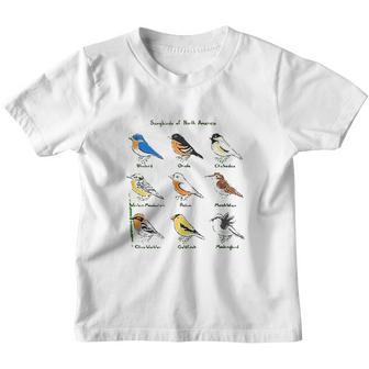 Woot Songbirds Of North America Youth T-shirt - Thegiftio UK