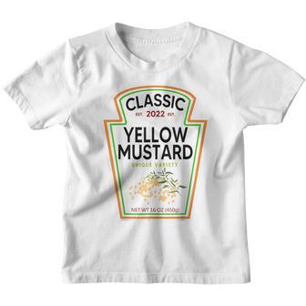 Yellow Mustard Diy Halloween Costume Matching Group Mustard V7 Youth T-shirt - Thegiftio UK