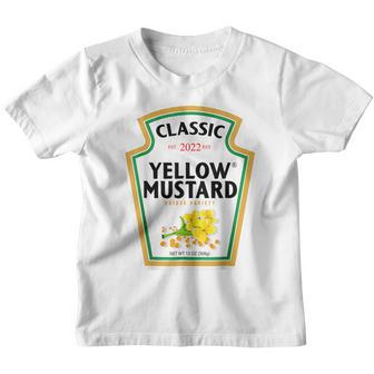 Yellow Mustard Diy Halloween Costume Matching Group Mustard V9 Youth T-shirt - Thegiftio UK
