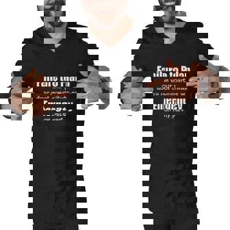 Funny Failure To Plan On Your Part Not Emergency Men V-Neck Tshirt - Thegiftio