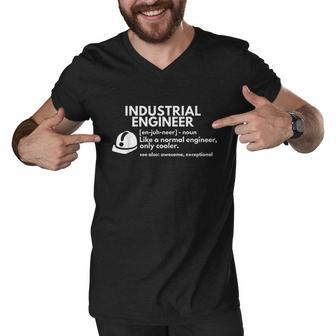 Funny Industrial Engineer Definition Engineering Gift Men V-Neck Tshirt - Thegiftio UK
