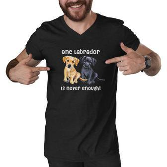 Labrador Pet Dog Funnys Men V-Neck Tshirt - Thegiftio UK