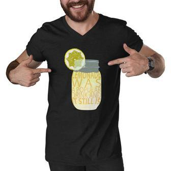 Lemonade Was A Popular Drink And It Still Is Men V-Neck Tshirt - Thegiftio UK