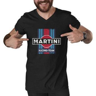 Martini Racing V2 Men V-Neck Tshirt - Thegiftio UK