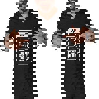 Mens Dad Atm Fathers Gift Men V-Neck Tshirt - Thegiftio