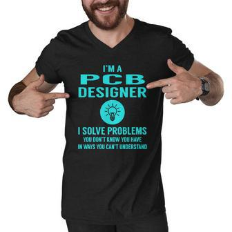 Pcb Designer Men V-Neck Tshirt - Thegiftio UK