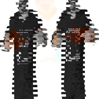 Same Crime Simple Men V-Neck Tshirt - Thegiftio UK