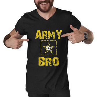 Us Army Proud Brother Army Men V-Neck Tshirt - Thegiftio UK